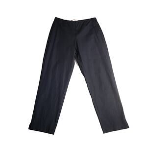 Eileen Fisher Black Side Zip Pants Women's Size M
